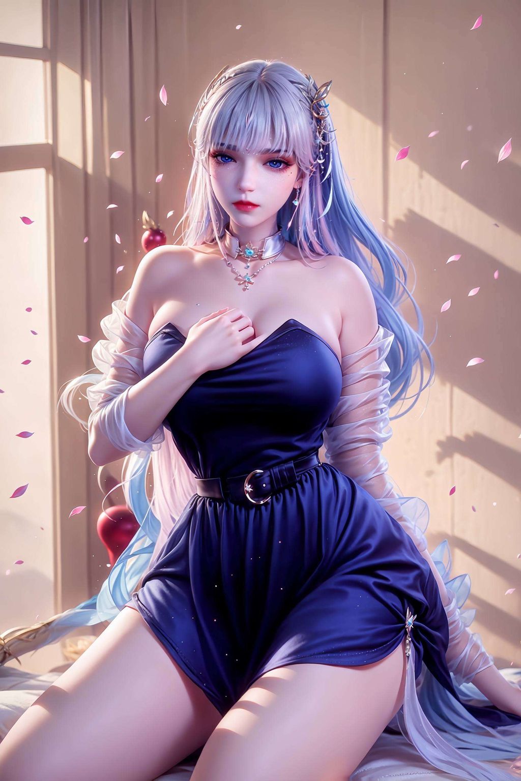 为你的平板增添一抹别样的国漫风情她那温柔的眼神、丝绒般的发丝