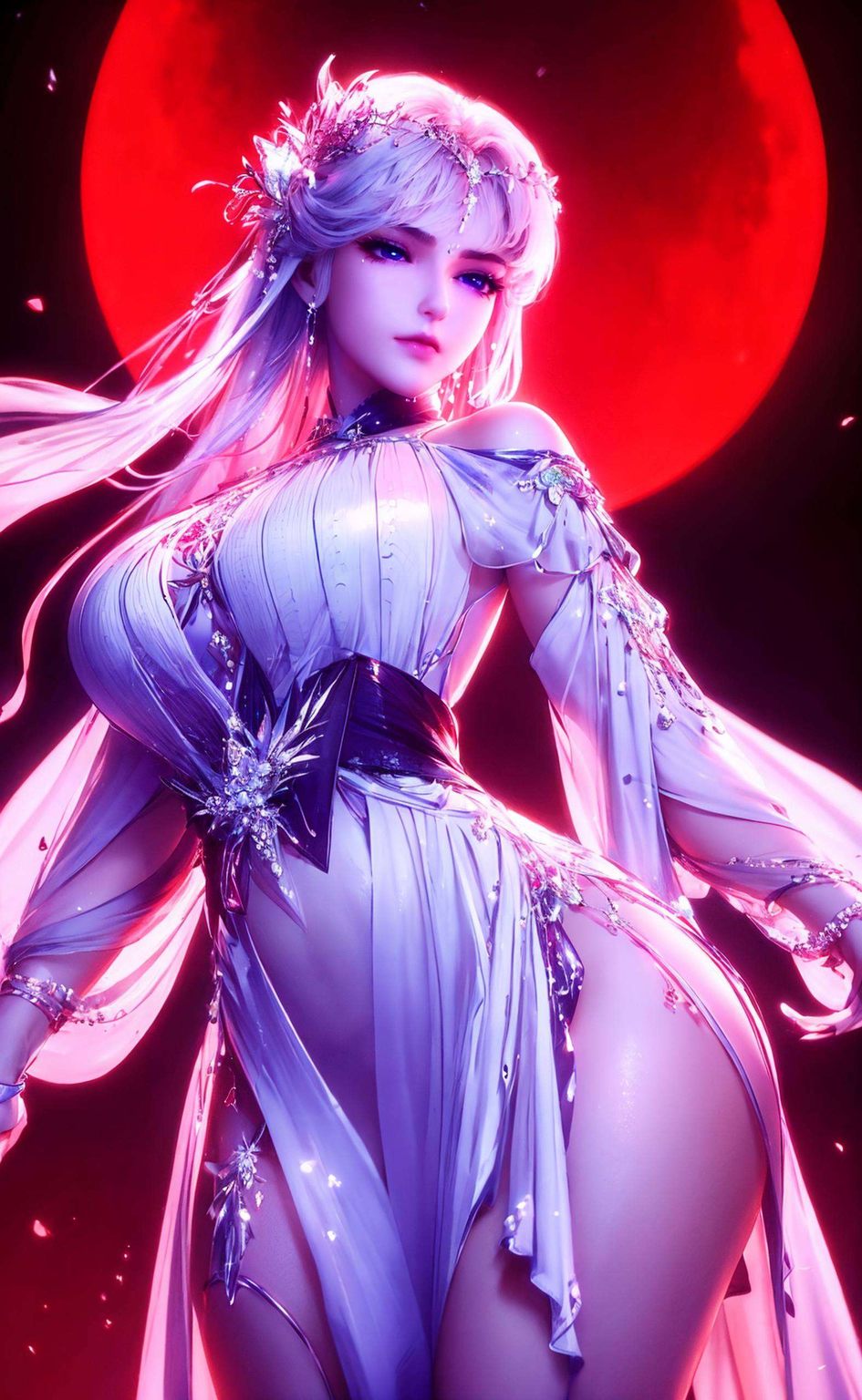 色彩鲜明4K超高清国漫美女