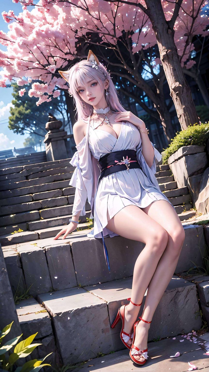 淡雅的色彩搭配传递着淡淡的忧伤