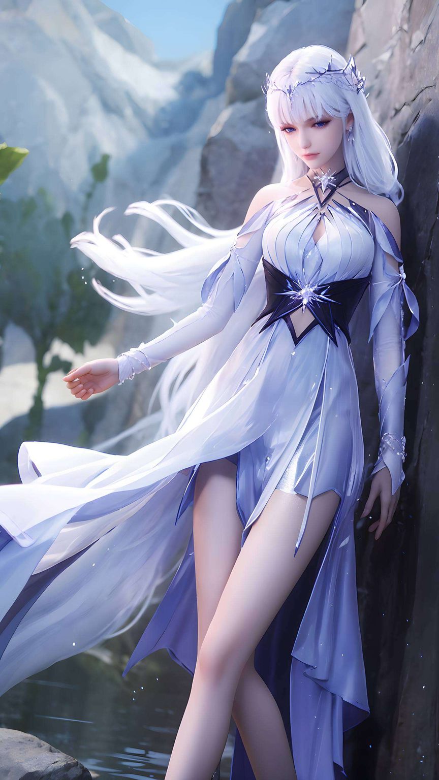 每一个体态都是精心雕琢的艺术品国漫美女圣采儿以其独特的粉色魅力