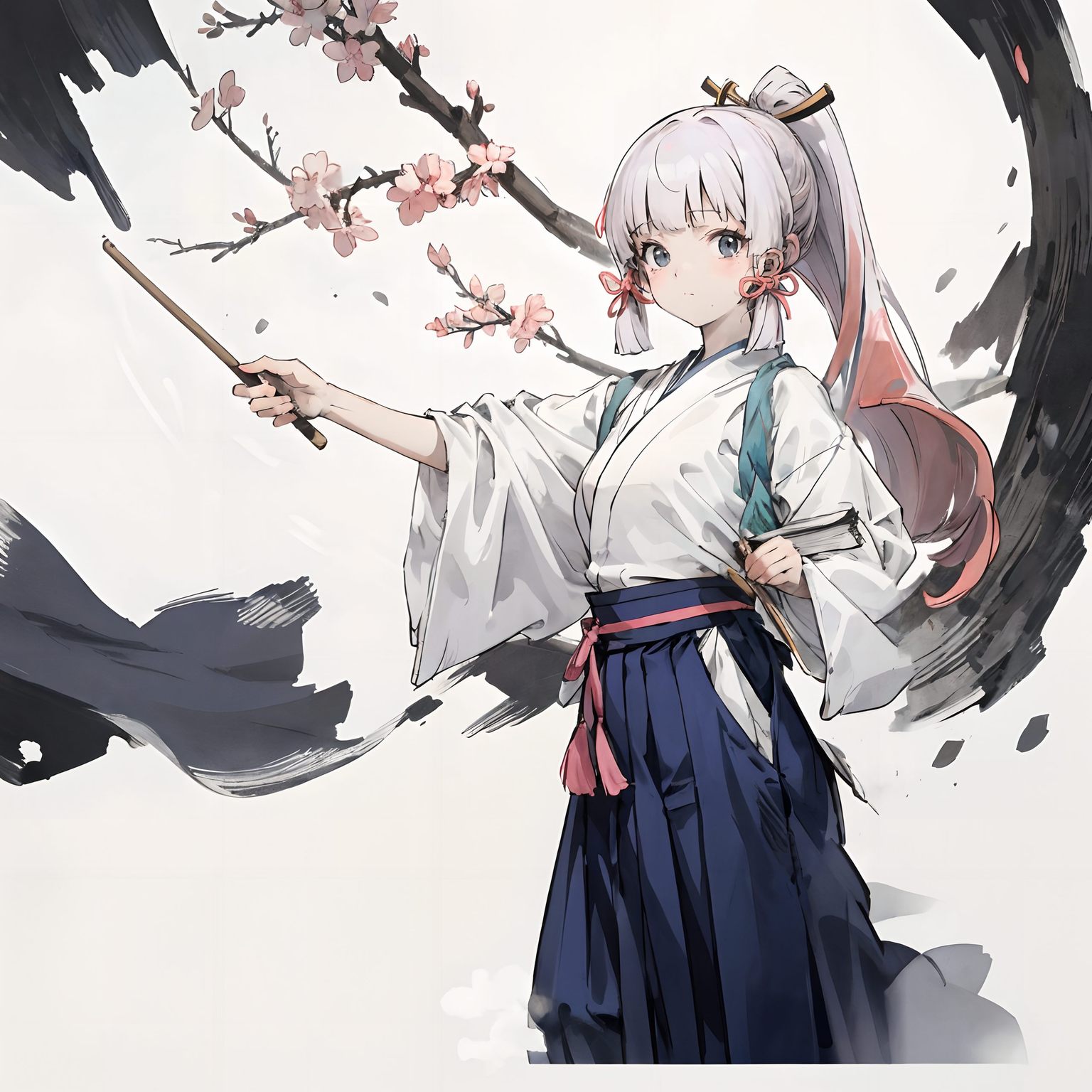 每一块拼图都精心绘制神里凌华的美貌如同一抹清新之光照亮了黑暗的角落