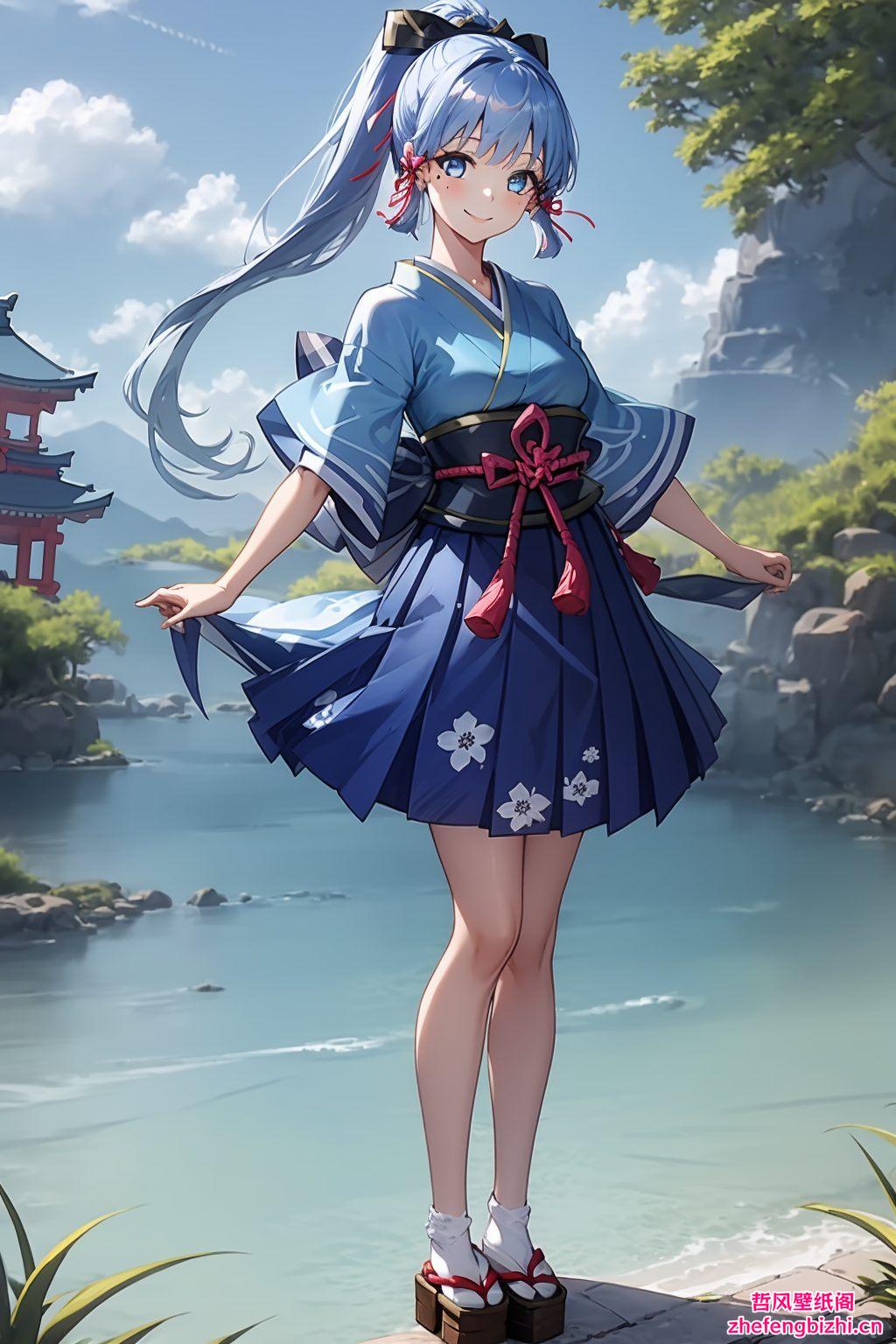 都让人一见倾心这款神里凌华壁纸睡衣图