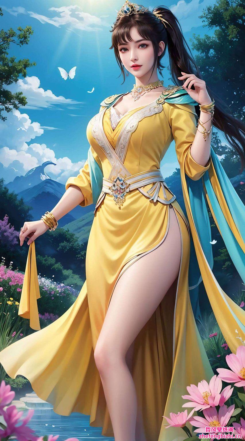 在2k高清的细腻画质中以国漫女神司空千落为灵感