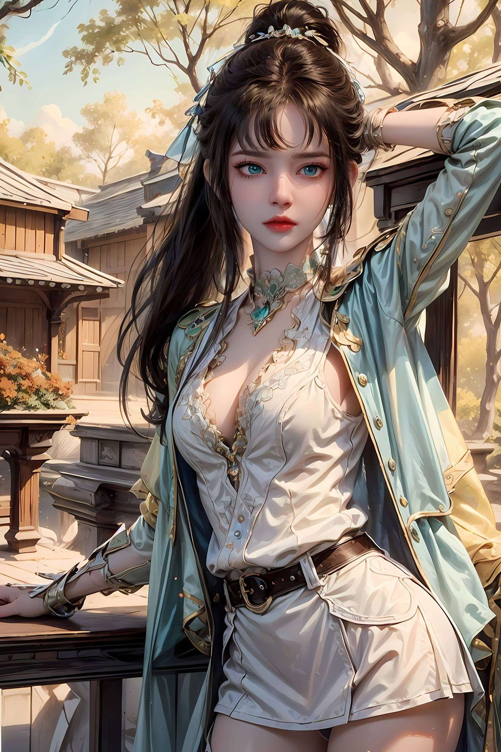 千落的美态如梦似幻让你的手机瞬间变身艺术品