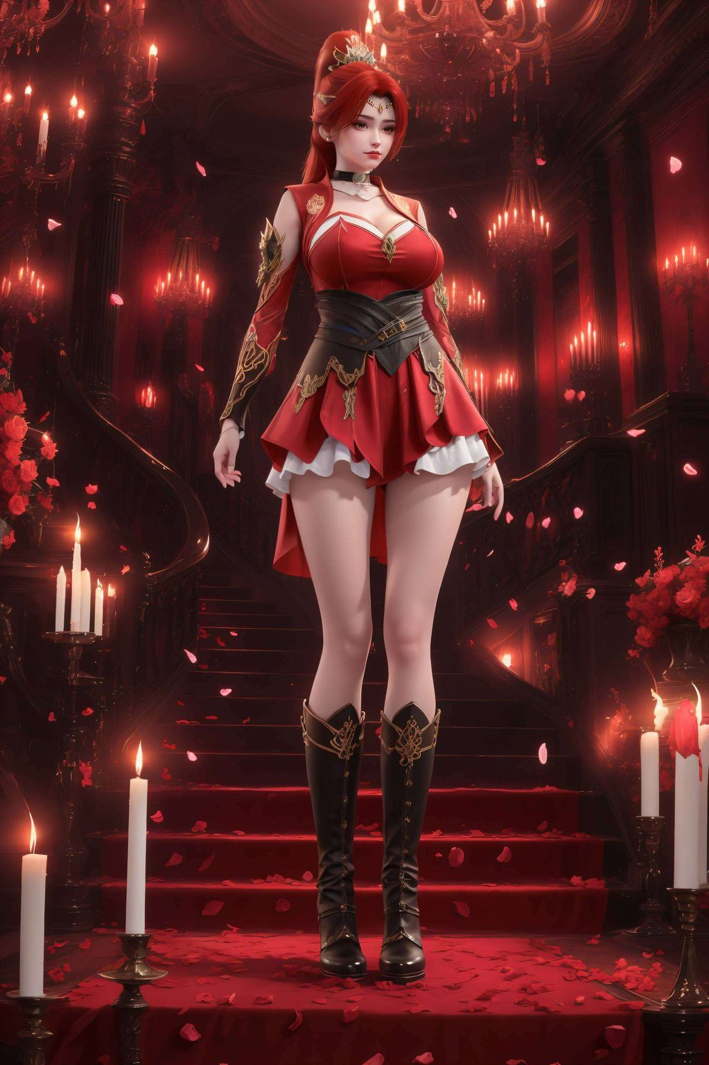 这位赛博朋克世界的古风美女唐火儿的倩影