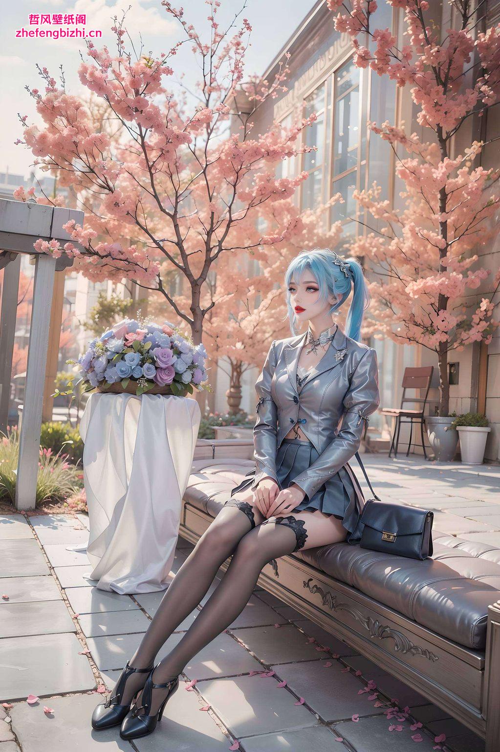 iPhone艺术壁纸以极简线条勾勒唐舞桐的古装轮廓