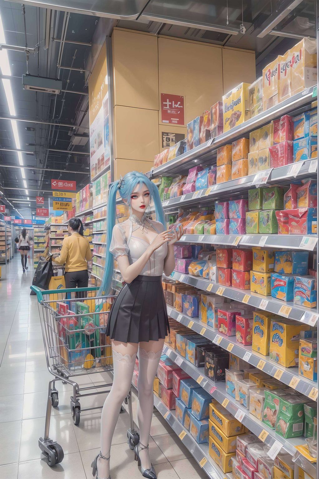 清新的色调与流畅的线条融入自然绿意的艺术壁纸
