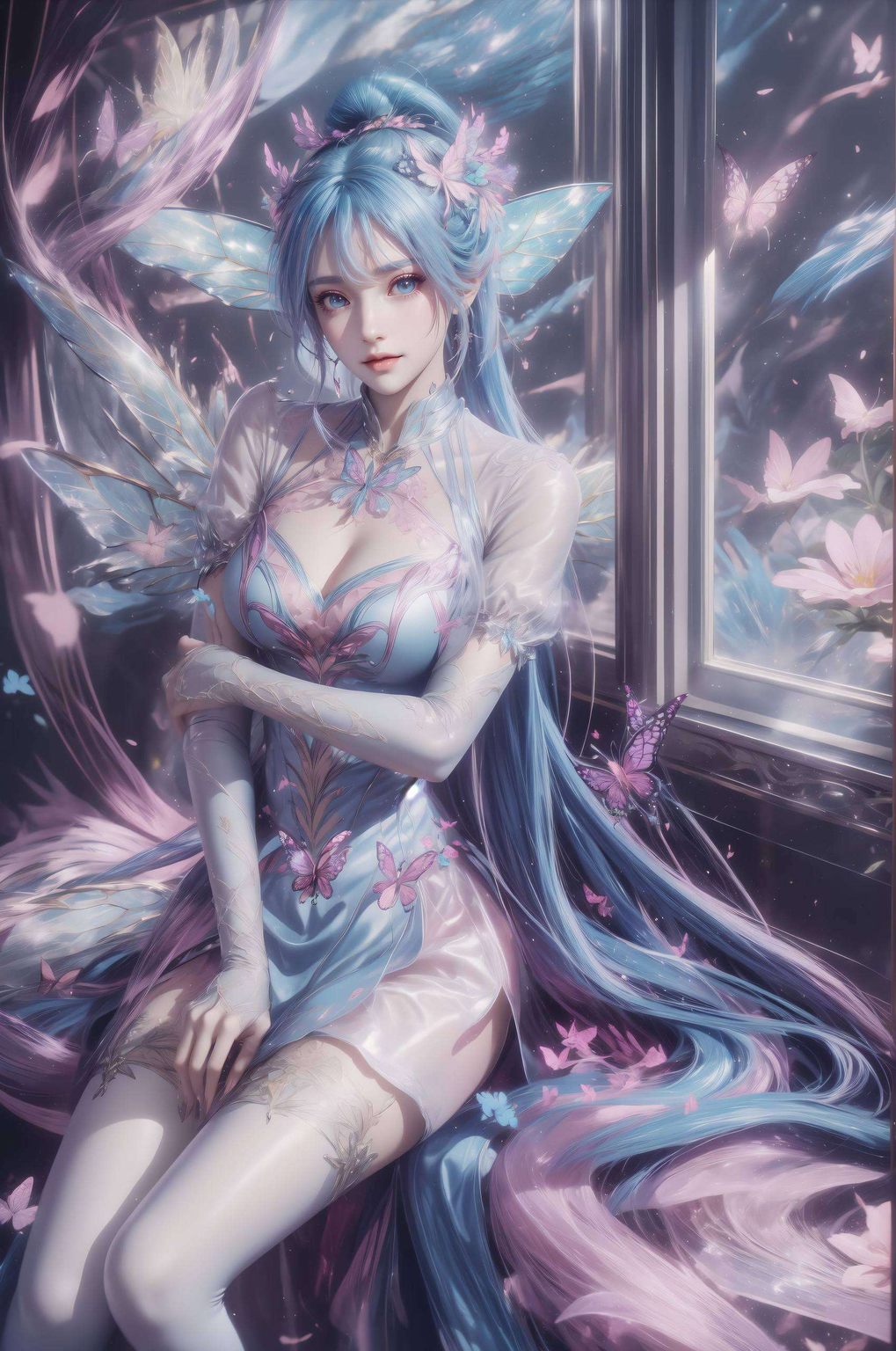 高清画质从她的翩翩裙摆到温柔的眼神