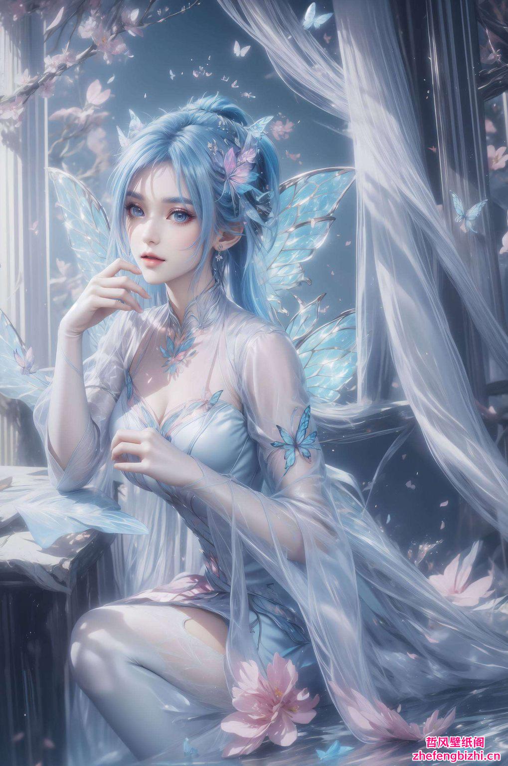 让唐舞桐的甜美形象陪伴你的每一天！这款AI国漫女神金属质感2560p壁纸