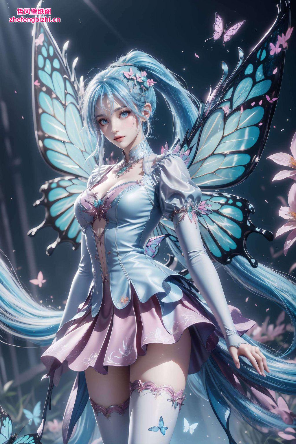 沙滩上的唐舞桐长发轻拂