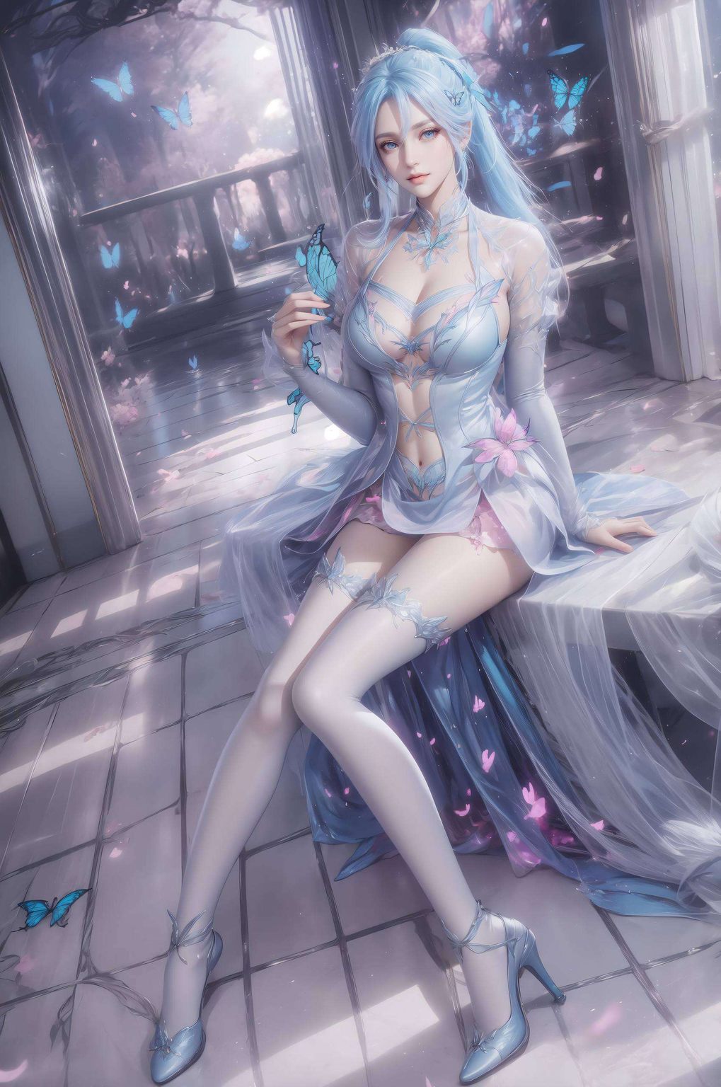 国漫之美尽显被巧妙捕捉于这款二次元艺术壁纸中