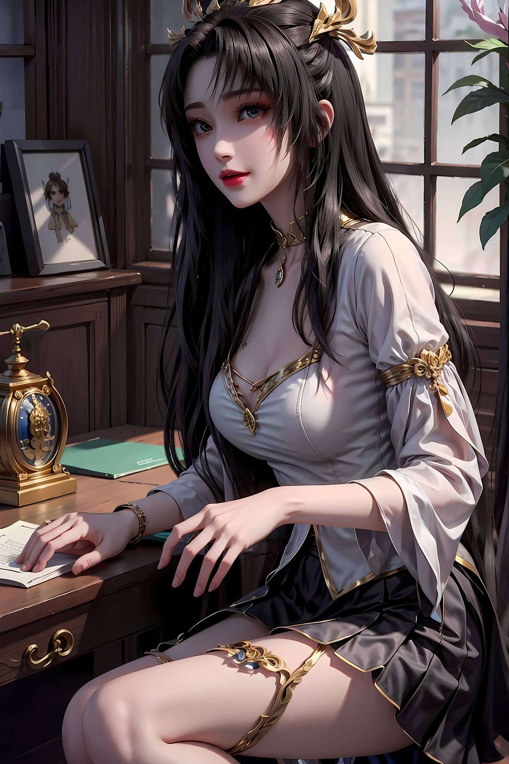 仙子笑容明媚为你的手机带来别样的视觉盛宴