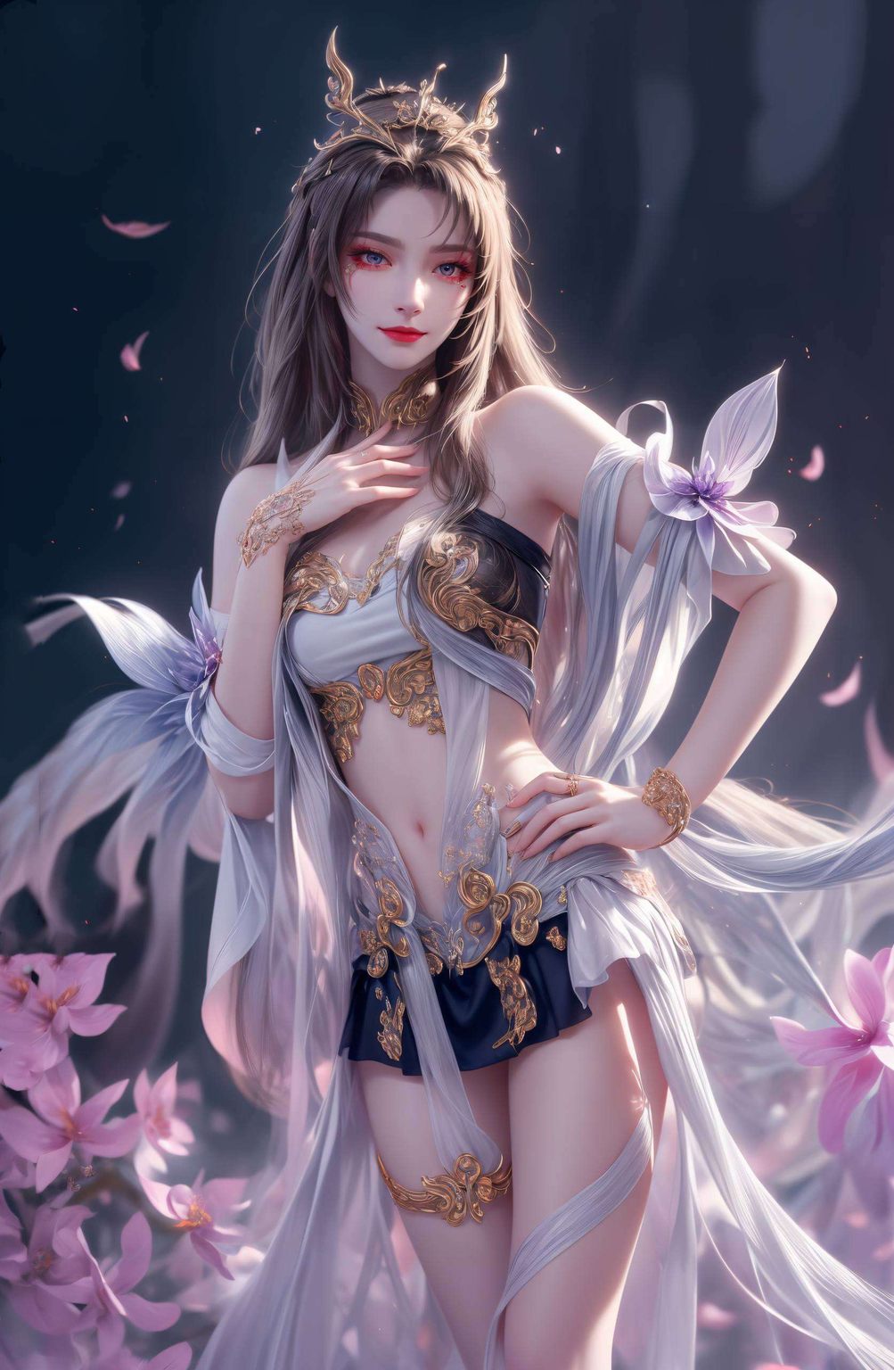 这款高清AI动作素材壁纸为你的手机增添一份独特韵味