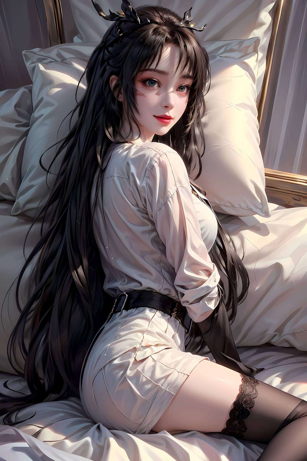 与她的神秘伴侣共舞于幽深梦境捕捉天狐仙子的灵动身姿