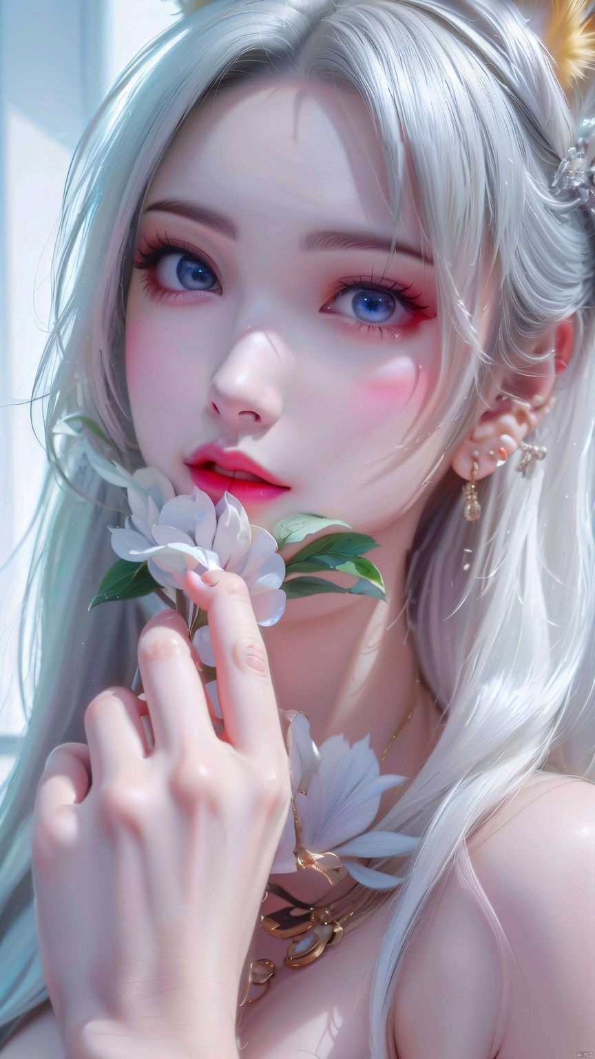 每一帧都如诗如画这款AI国漫女生完美像素苹果墙纸