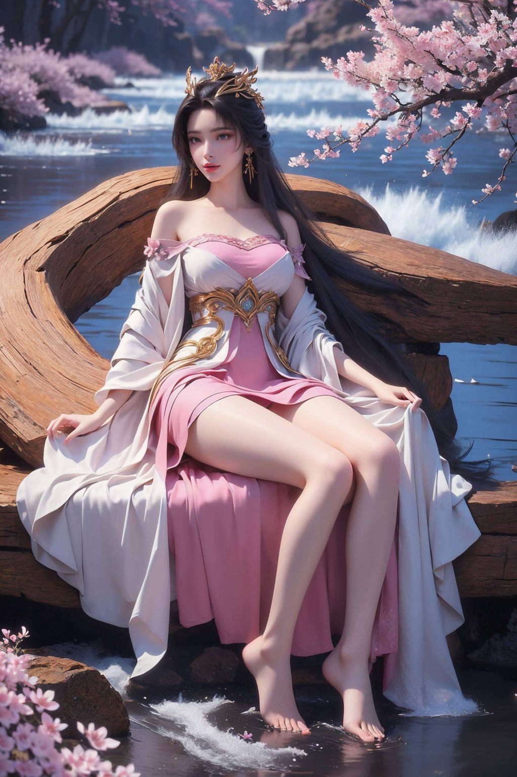 以天狐仙子第二季建模壁纸图片为灵感仿佛置身仙境