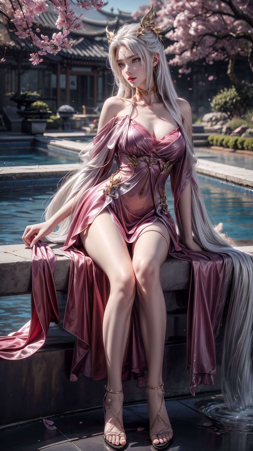 以天狐仙子为主题这款超精致抽象线条安卓动画壁纸