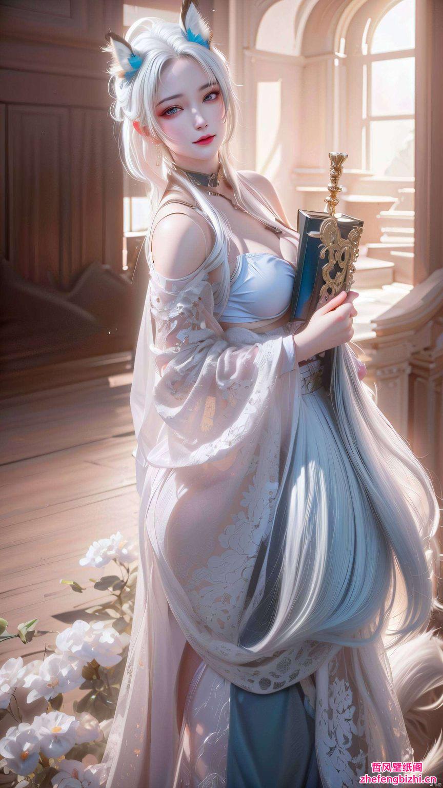 这款清新水彩安卓炫彩壁纸每一帧画面都仿佛诉说着仙子的神秘传说