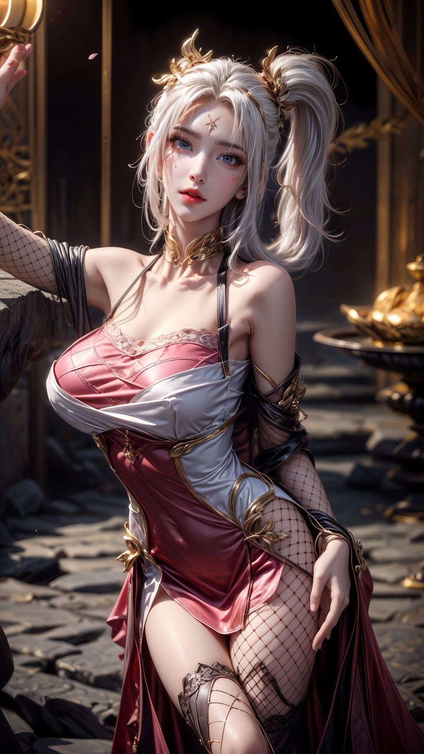 以天狐仙子为主题的AI绘画笑容素材将动漫之美融入每一像素