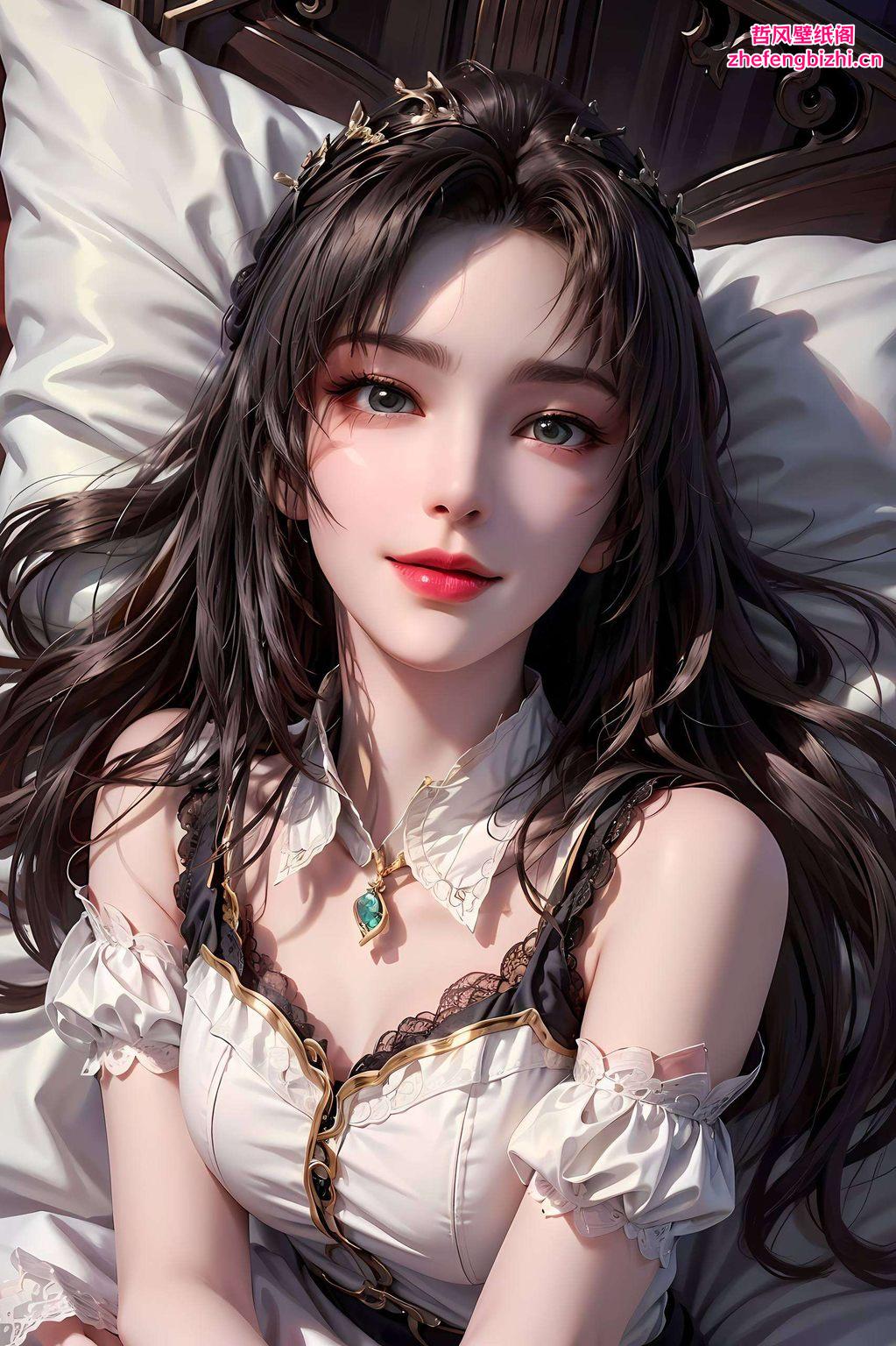 以一袭粉色长裙翩翩起舞绘制于柔和电脑光影之中