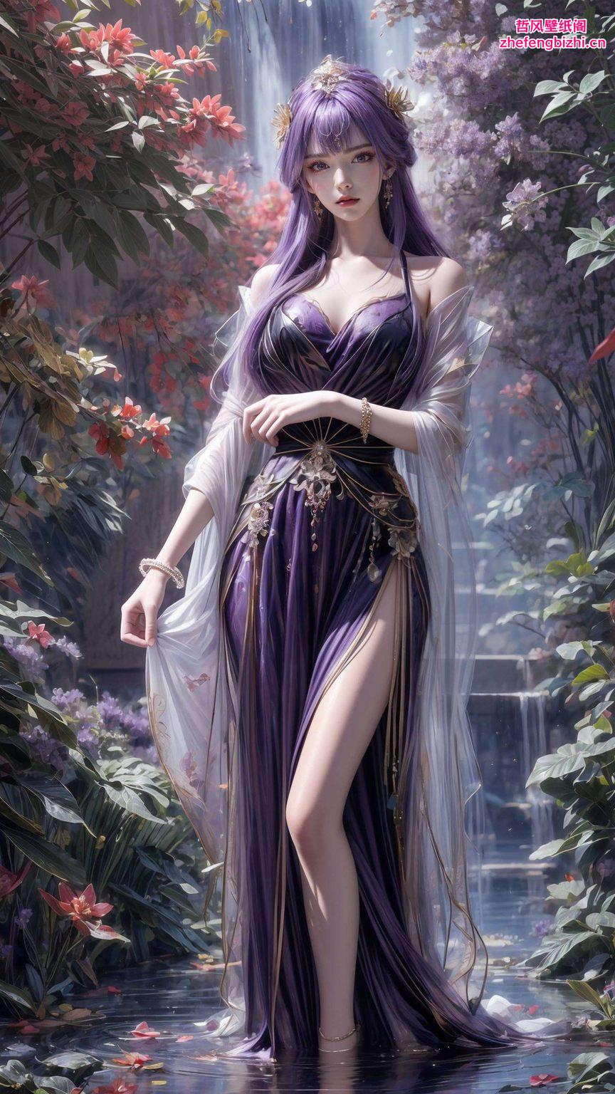 国漫美女角色灵动演绎桌面图片特写高清