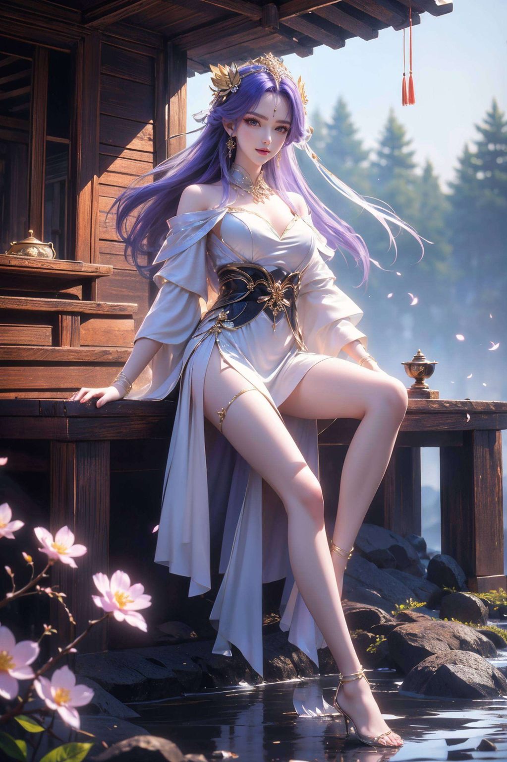 每一帧都是精心绘制的艺术作品燃烧天穹下的壁纸美女