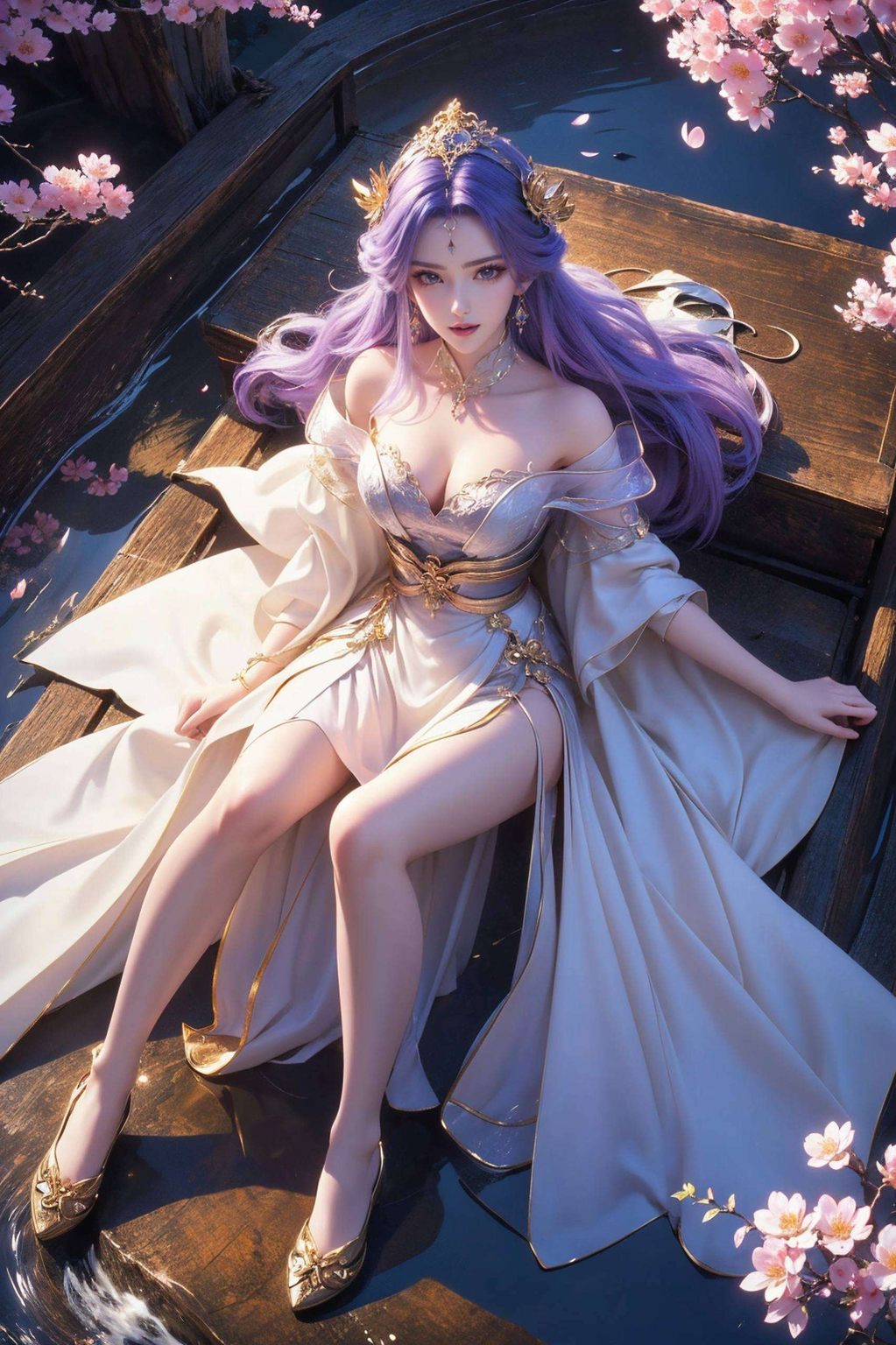 既展现了古典之美两位主人公深情对视