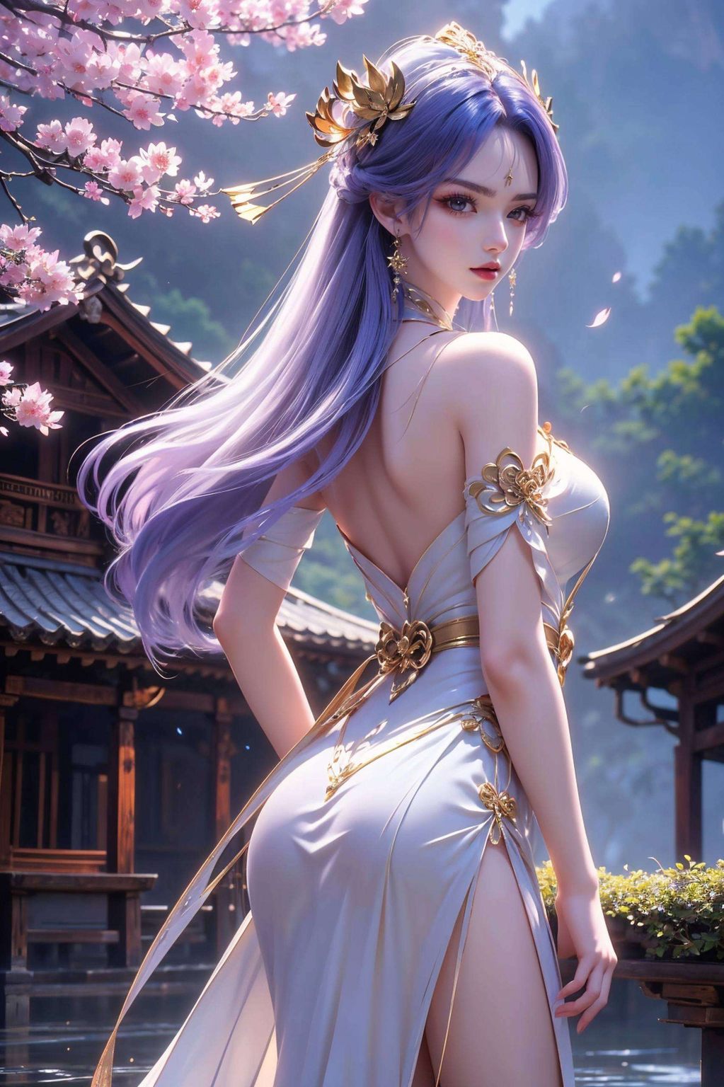 带你领略抽象线条勾勒的4K古香古色之美全屏绽放