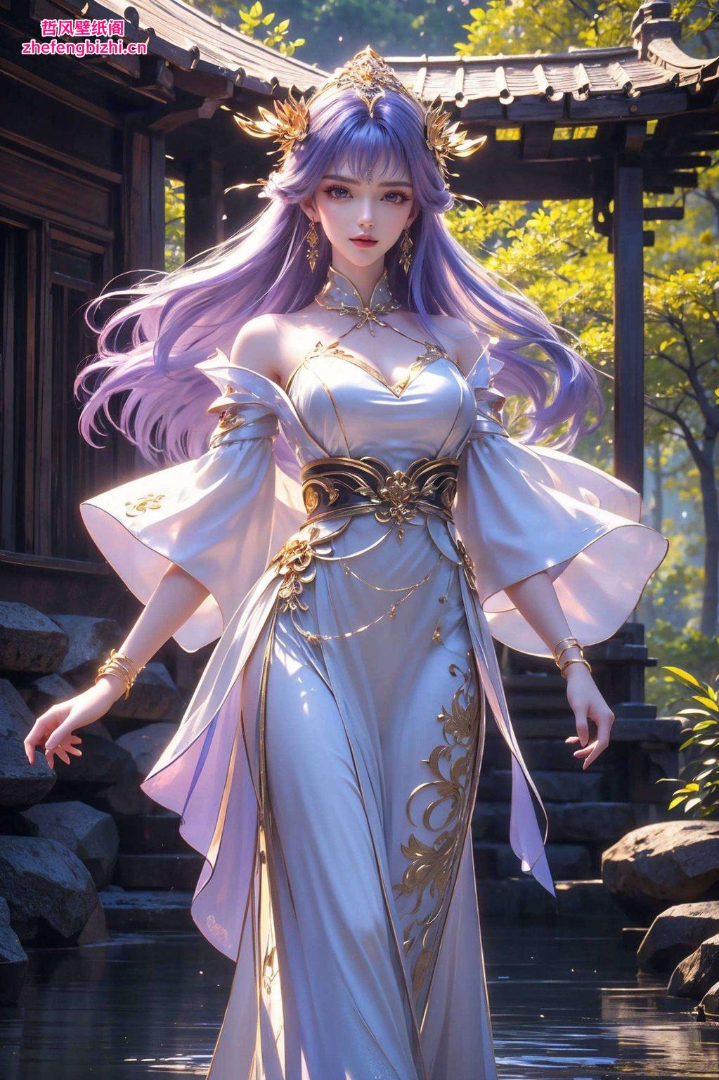 天穹如画古风壁纸唯美绽放