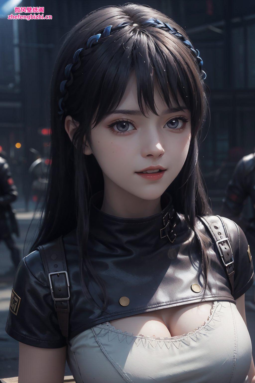 1920x1080分辨率下她的倩影在Win10壁纸中绽放光彩