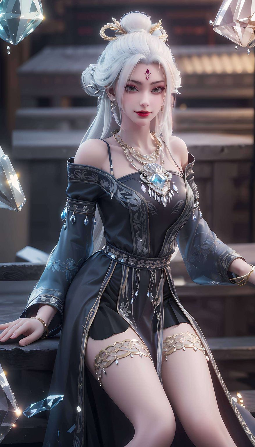 一幅震撼心灵的古风漫画壁纸映入眼帘细腻的笔触、生动的形象