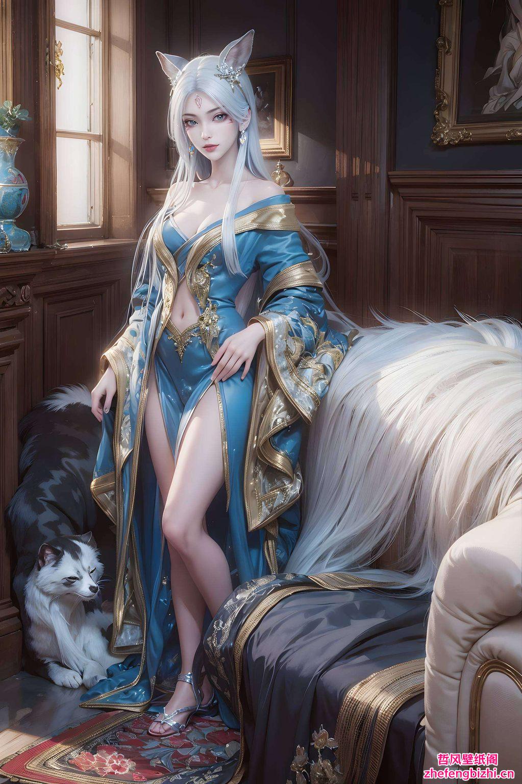 这位国漫界的清新女神以她独特的民族风形象