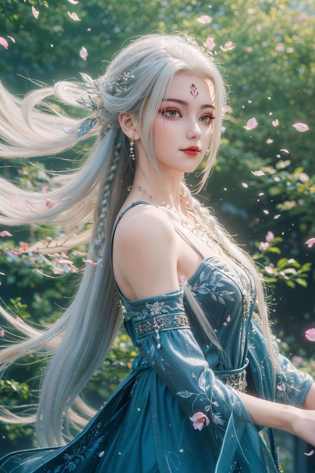 诛仙新建模小白壁纸细节满分