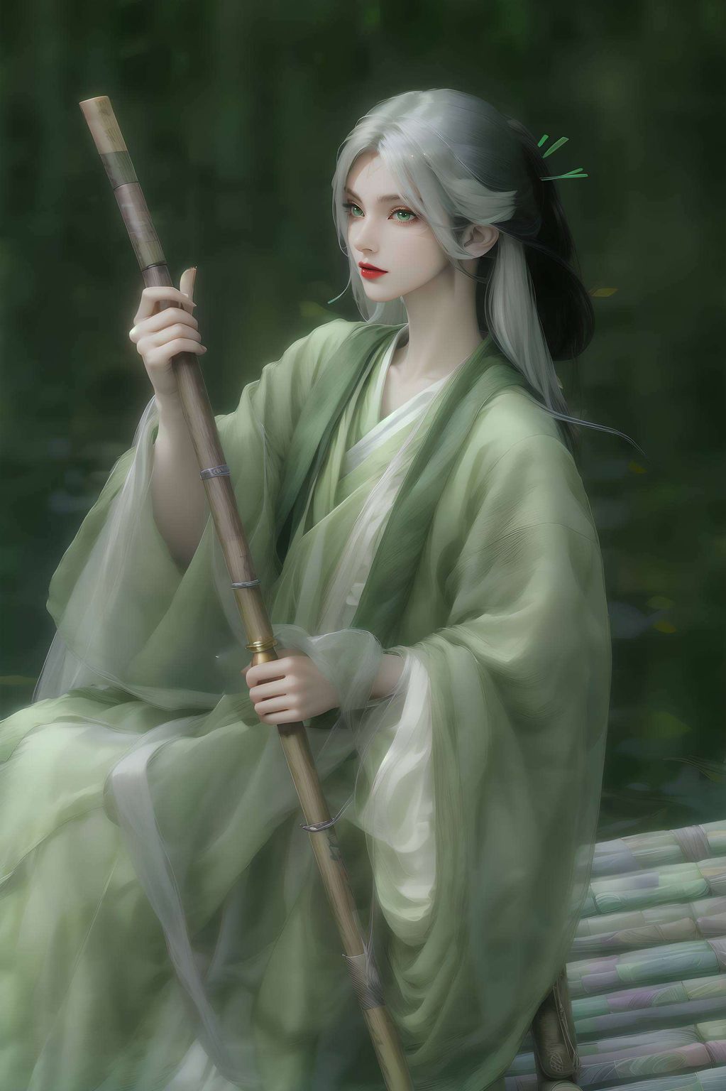 小白为现代生活增添一抹不羁的仙气