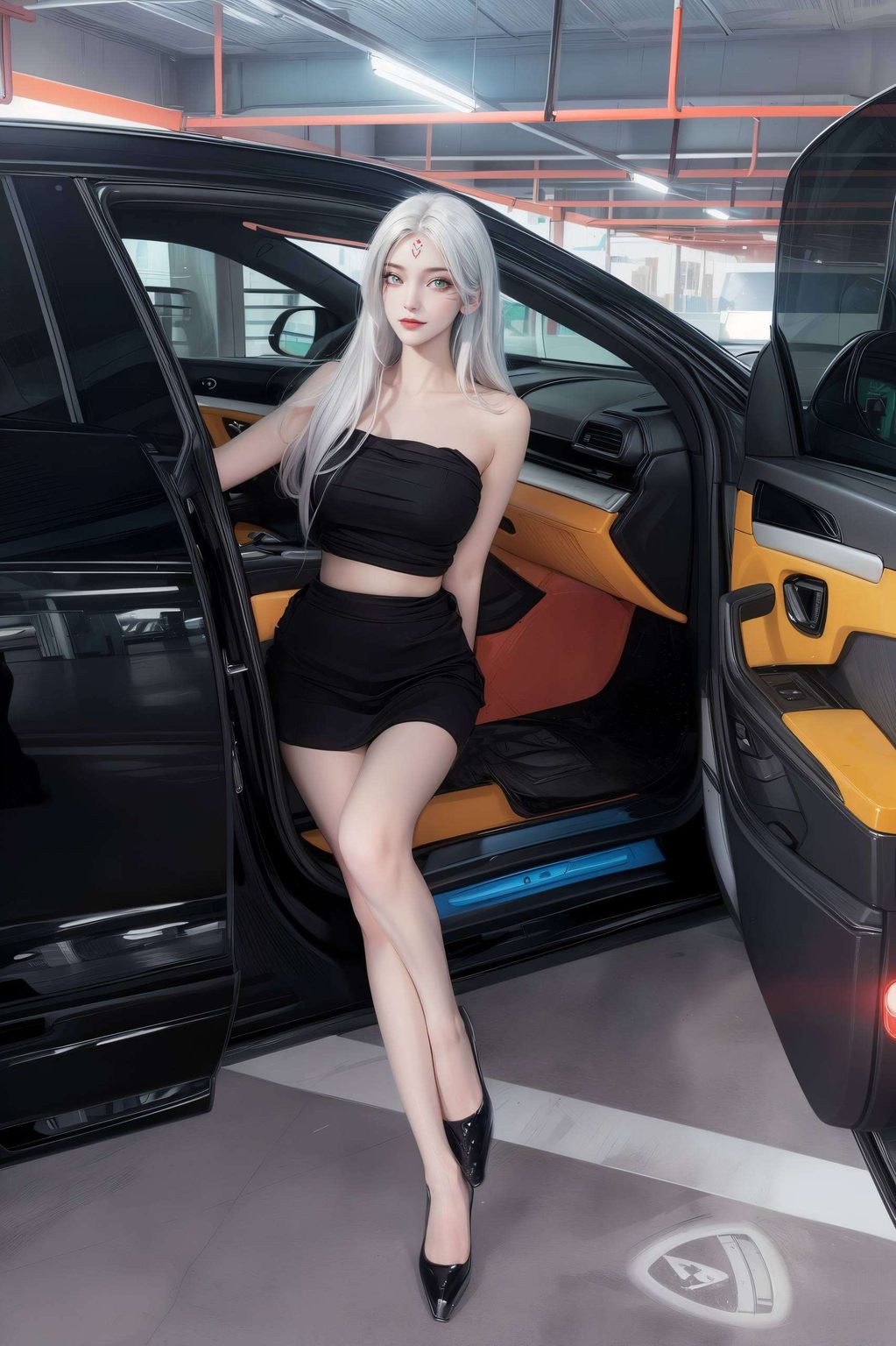 尽享视觉盛宴以诛仙小白AI国漫女神为主题