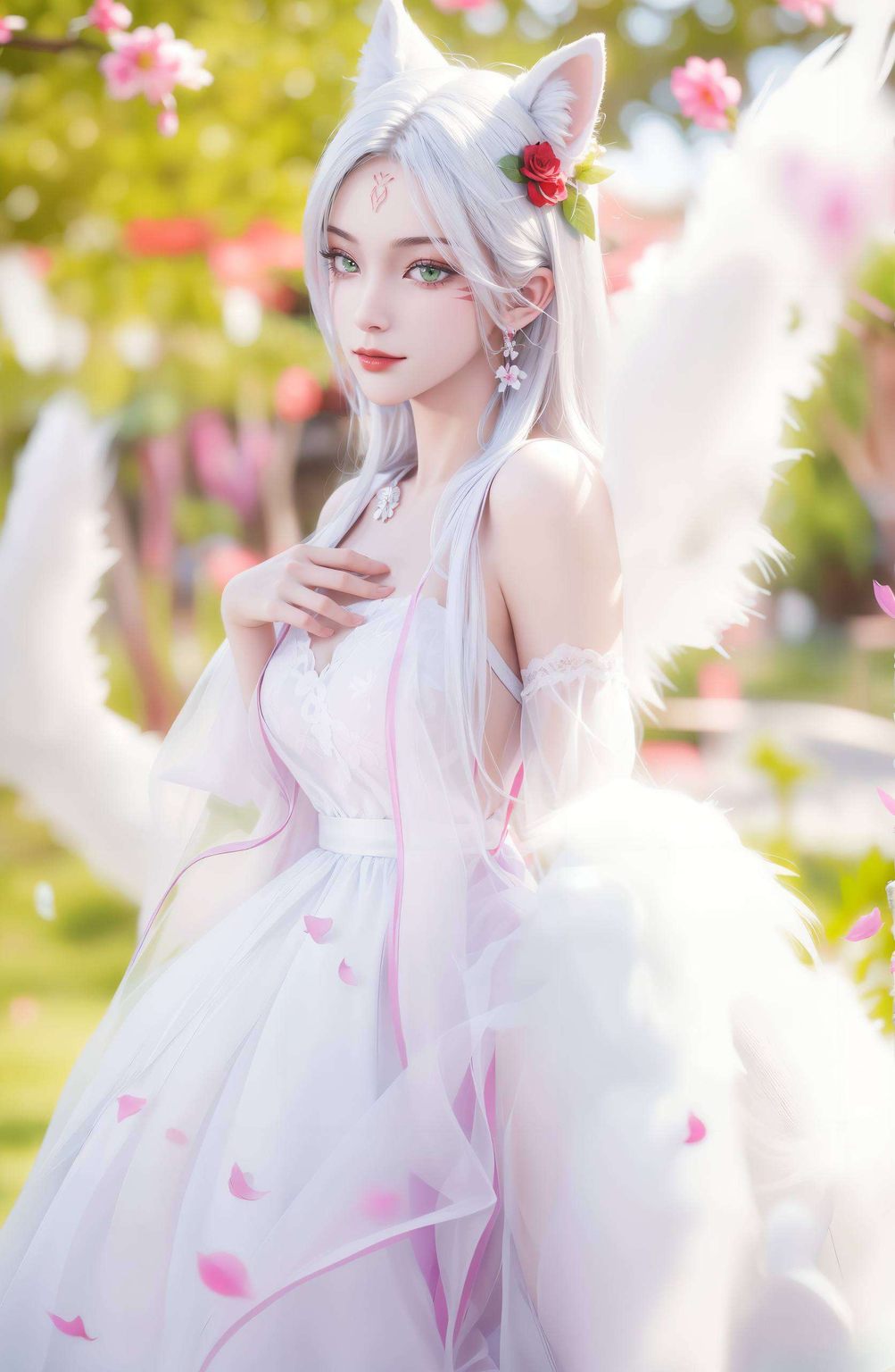 这款诛仙小白最漂亮的壁纸如同仙子降临