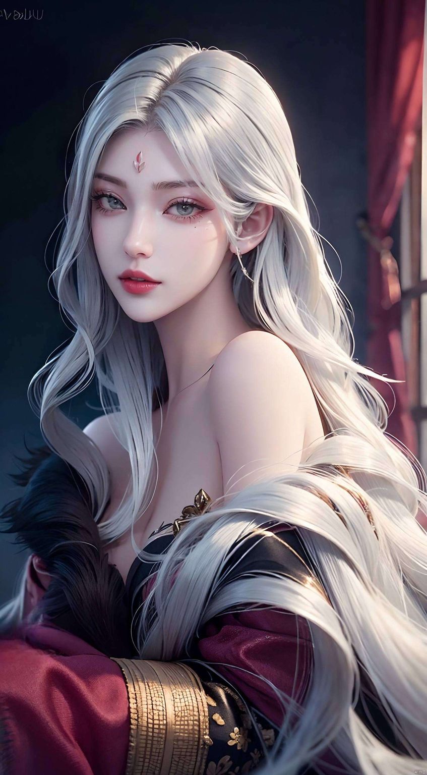 以国漫女神小白为灵感让桌面瞬间焕发未来科技与古典美感的双重魅力