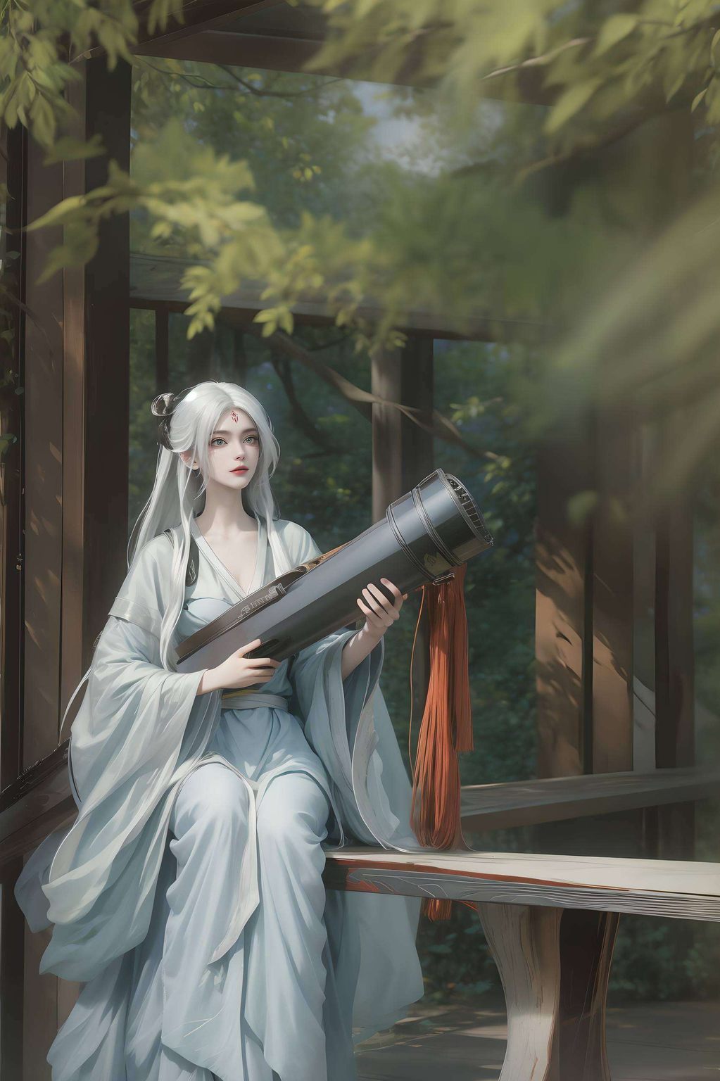 从诛仙世界中走出那抹清丽的身影