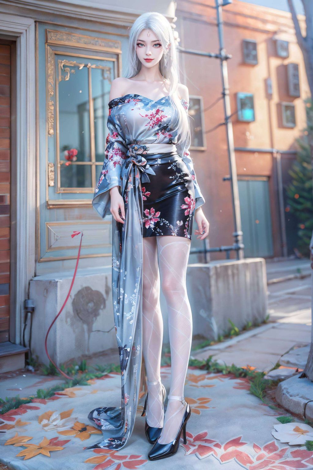 这款震撼的最新版2k高清国漫美女背景图片丰富的色彩