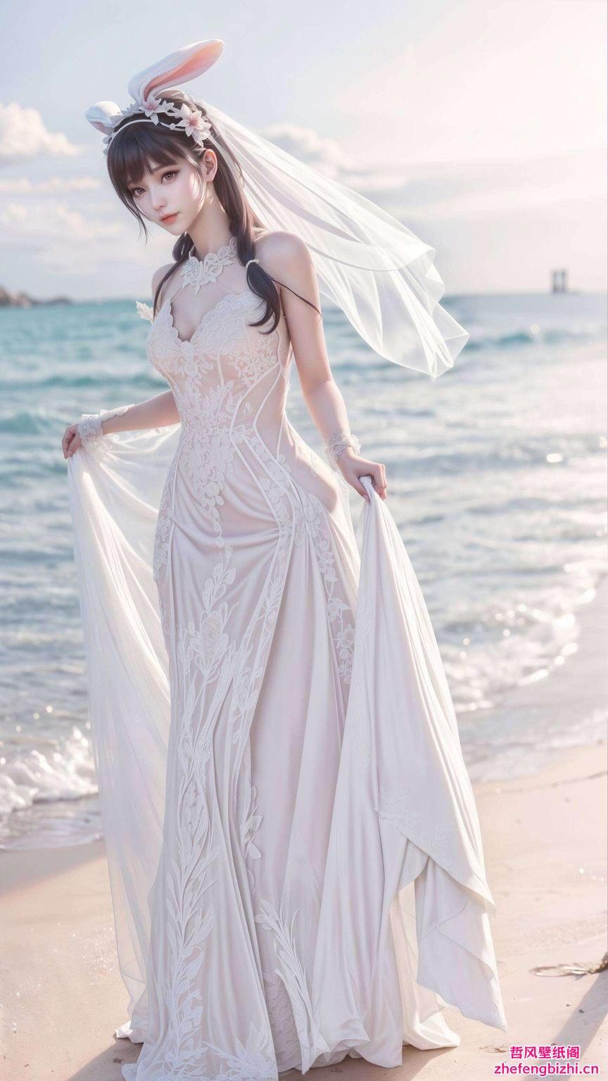 AI技术赋能细腻笔触勾勒出她的灵动身姿