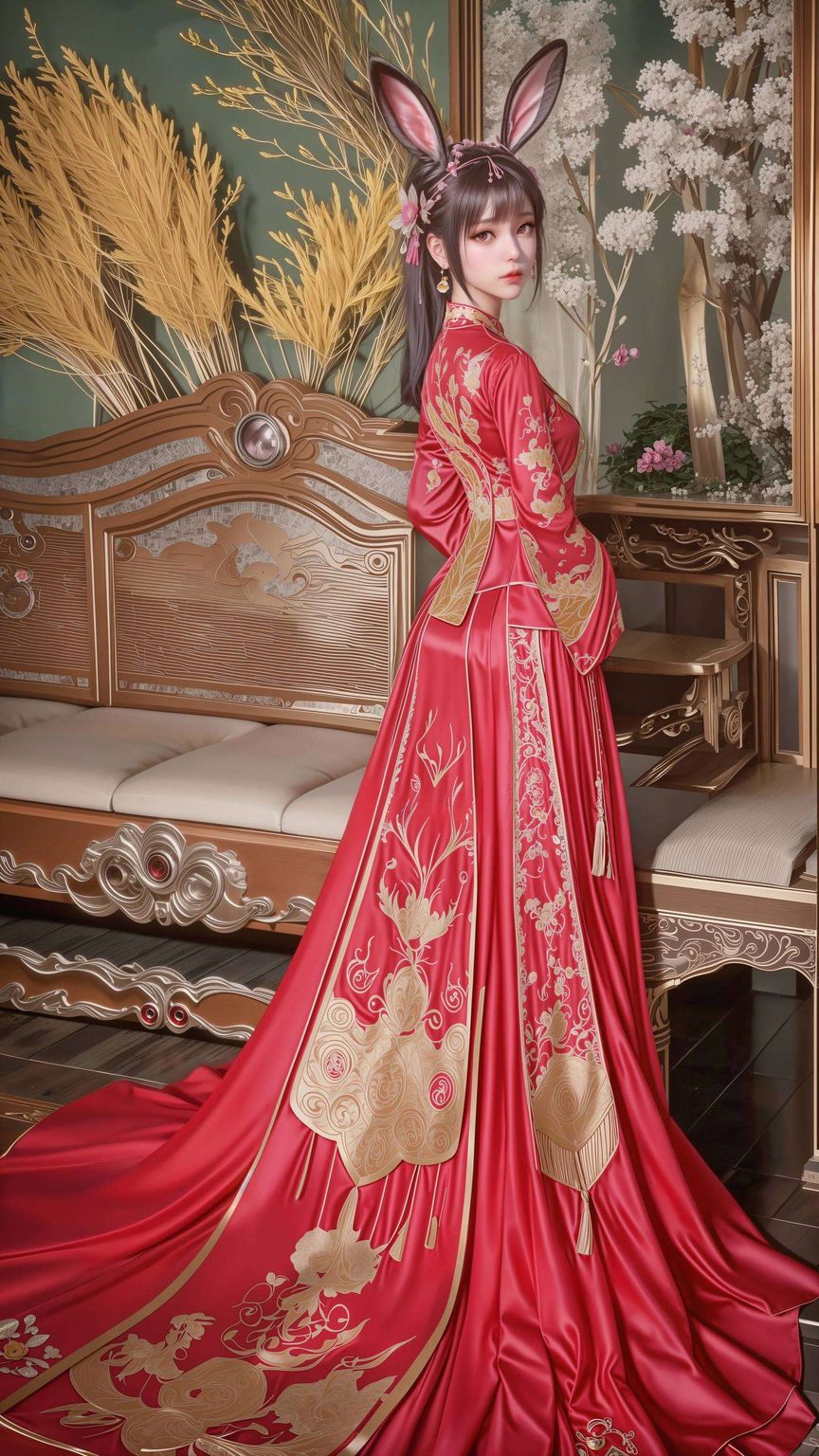 细腻的光影与古典元素交织让你的桌面瞬间变身为一幅动人心魄的画卷