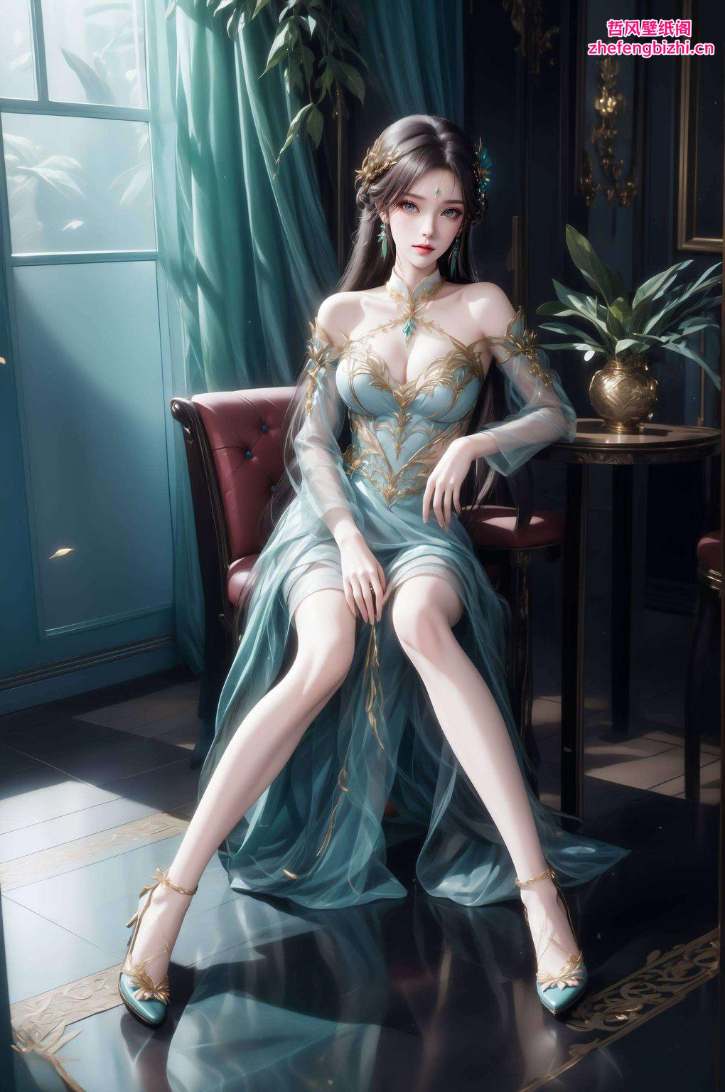 萧薰儿这位迦南学院的精彩壁纸尽显少女柔美与坚韧