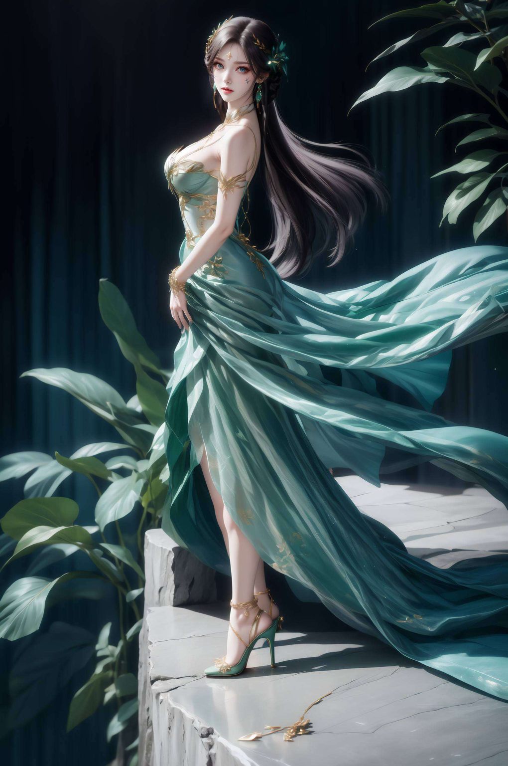 薰儿与萧炎的甜美笑容融合安卓桌面主题