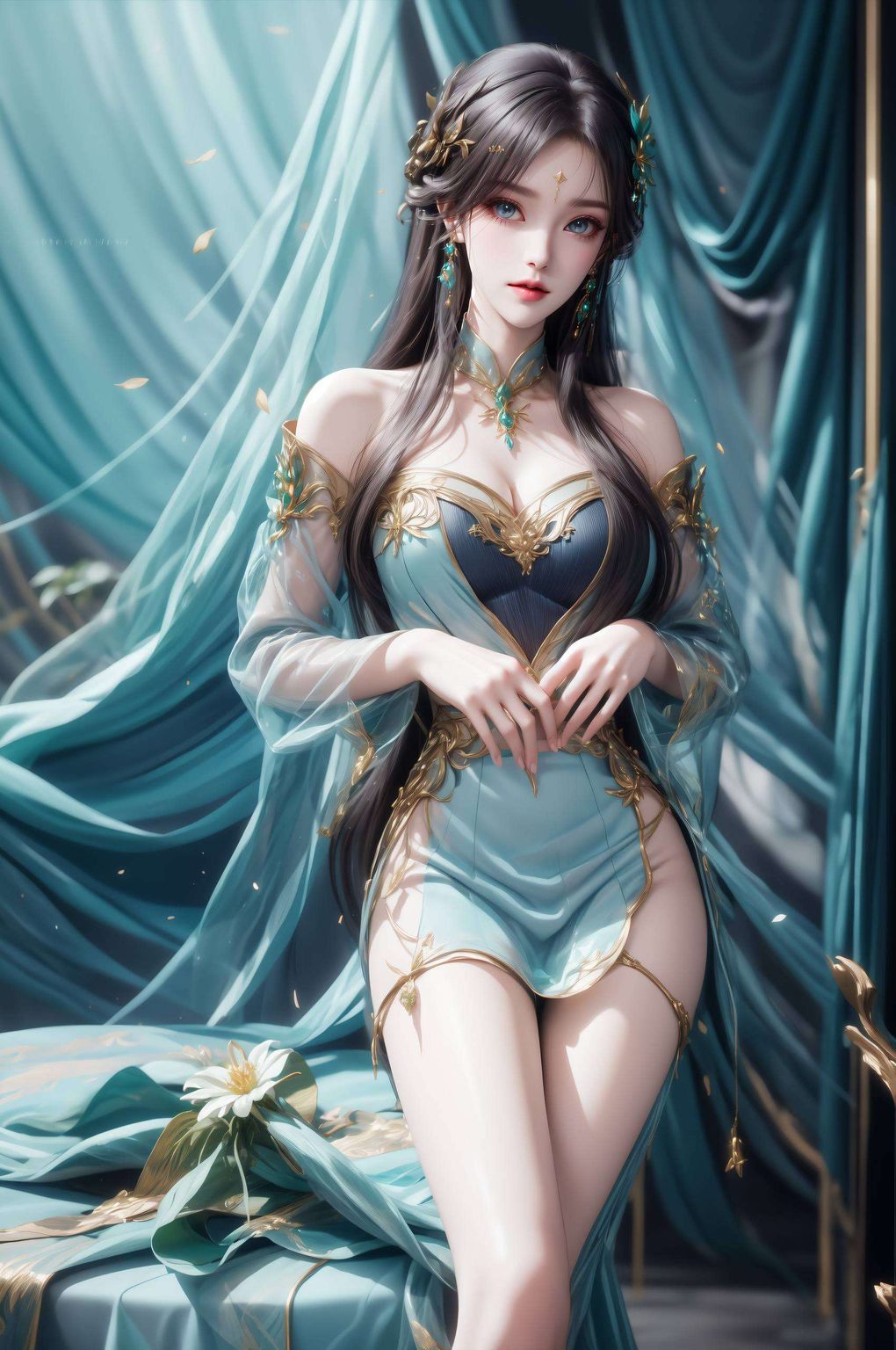 让这位国漫美女跃然屏上如梦似幻