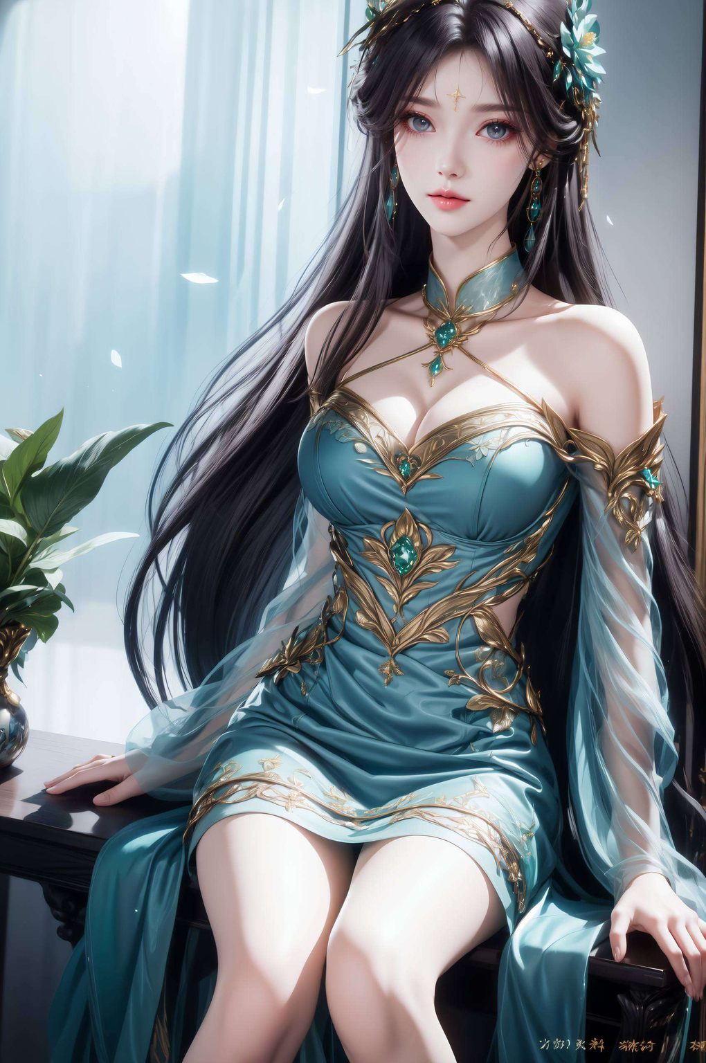 每一帧都是精美绝伦的艺术品让这位国漫美女的炫彩风采