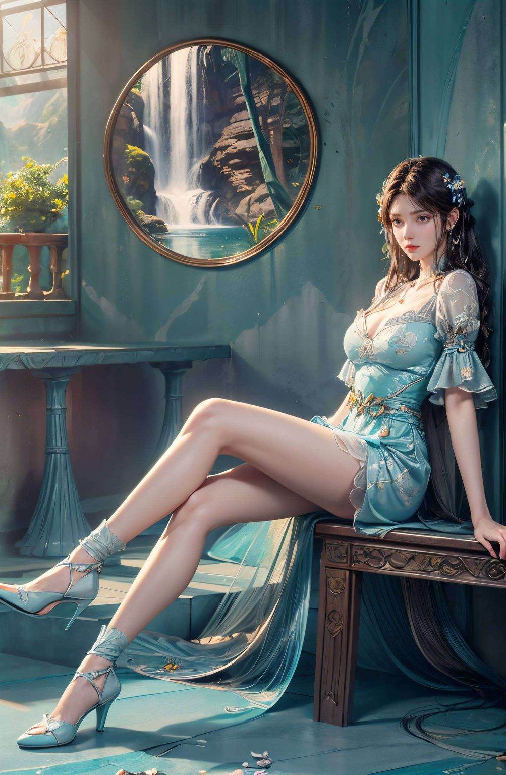 高清壁纸捕捉了她的一颦一笑发簪轻插