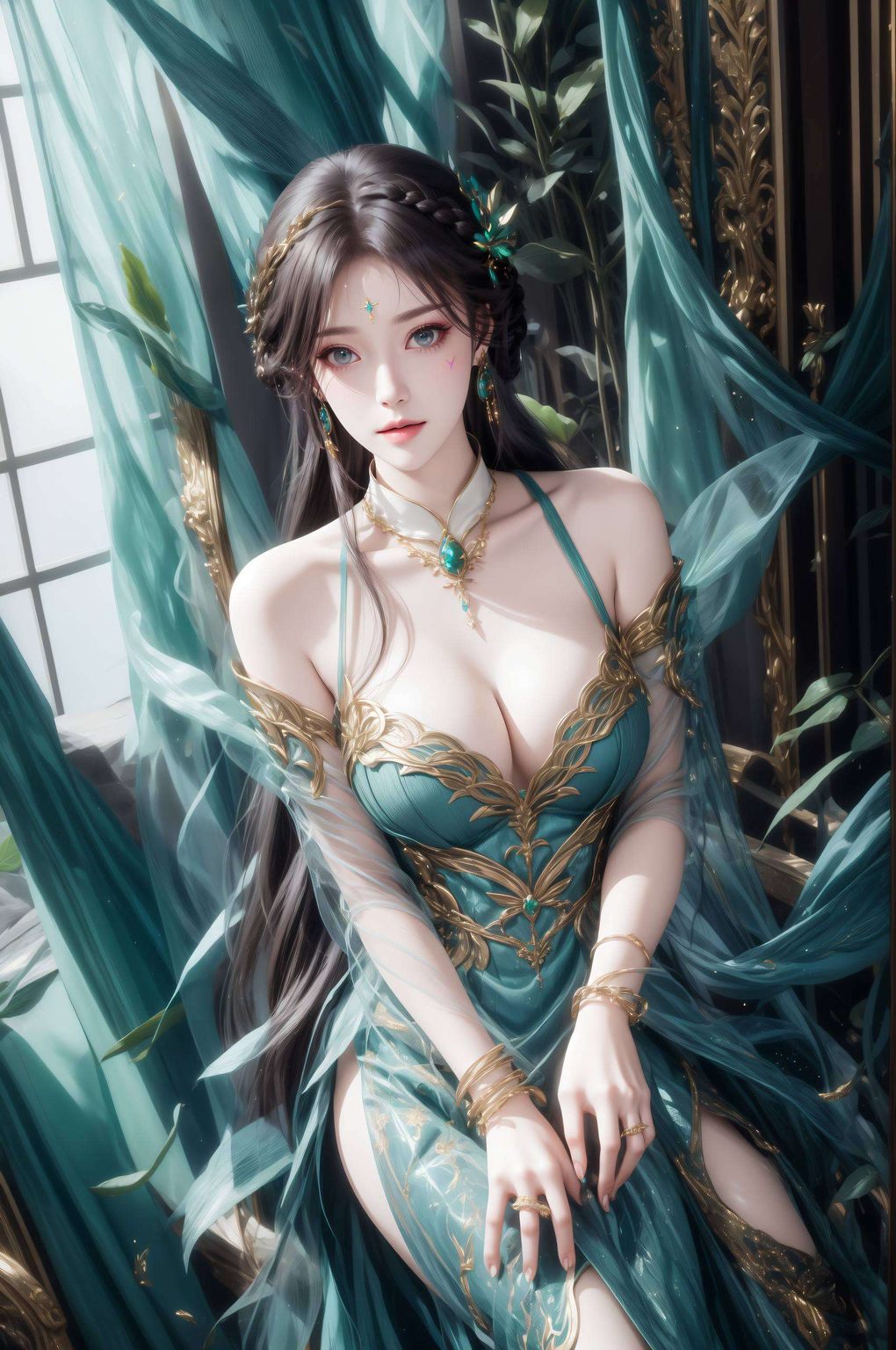 萧薰儿身着泳装穿梭于古韵与现代之间