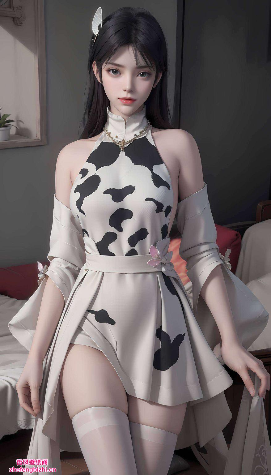 这款炫彩壁纸以完美像素呈现高清全身AI素材