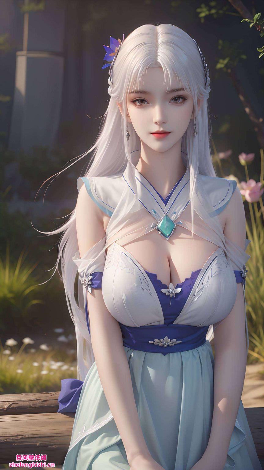 以其高清细腻的画面这款高冷国漫小医仙壁纸