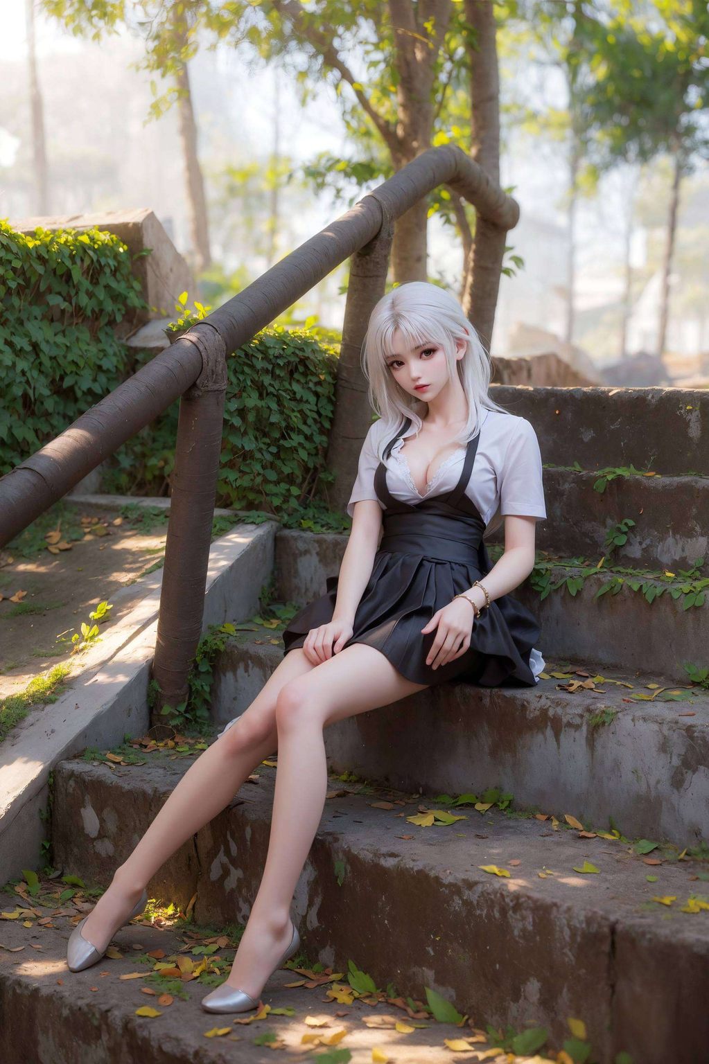 融合了ai的细腻笔触为你iPhone带来别具一格的国漫女神风采